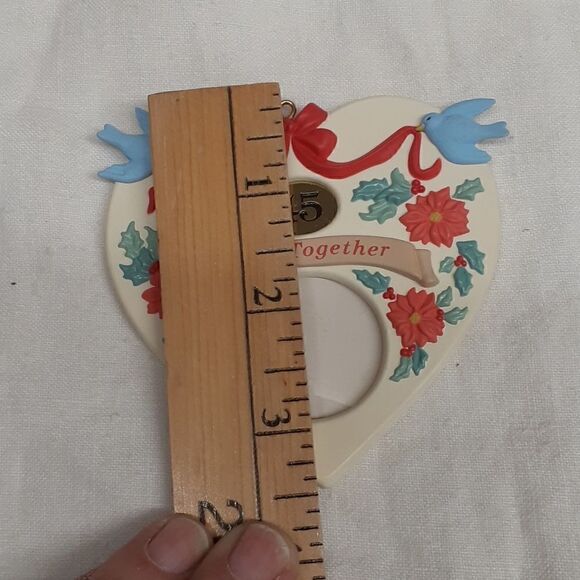 Bundle of 2 Hallmark Keepsake anniversary ornaments. - Picture 5 of 13
